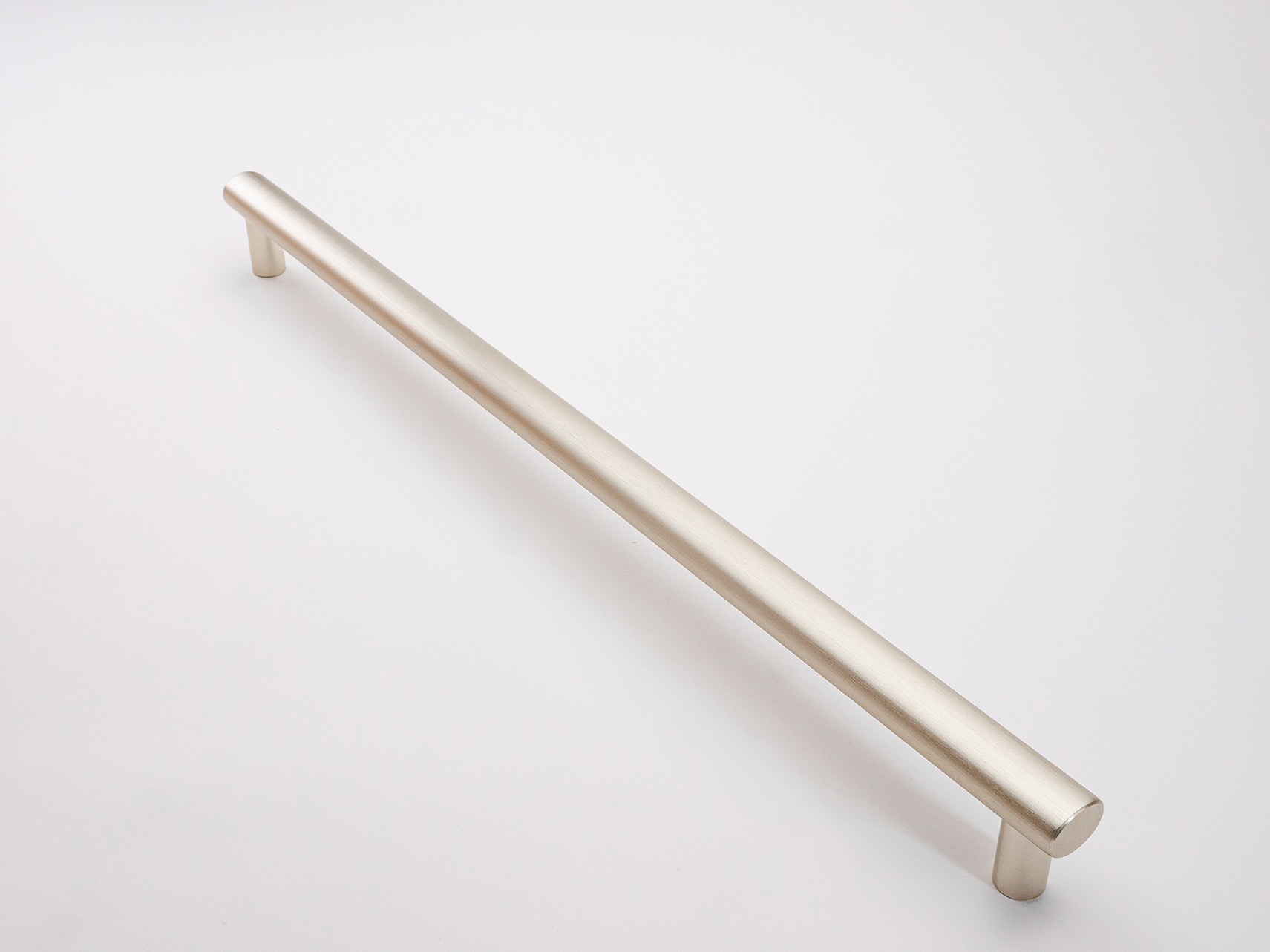 3-piece oven handle - with pins from extruded aluminium brushed Anodized champagne