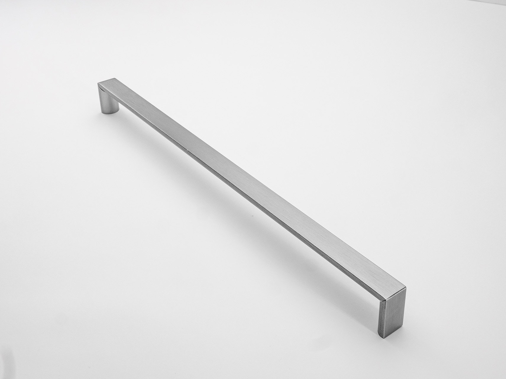 Oven handle from extruded aluminium - Milled at 90 Degrees Brushed Anodized Stainless Steel